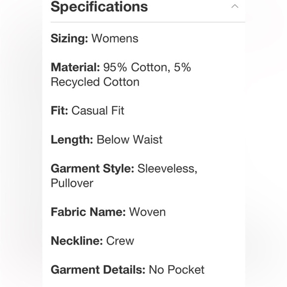 NWOT Kate Spade classic rose shell tank top- black/white- size medium - Picture 6 of 7